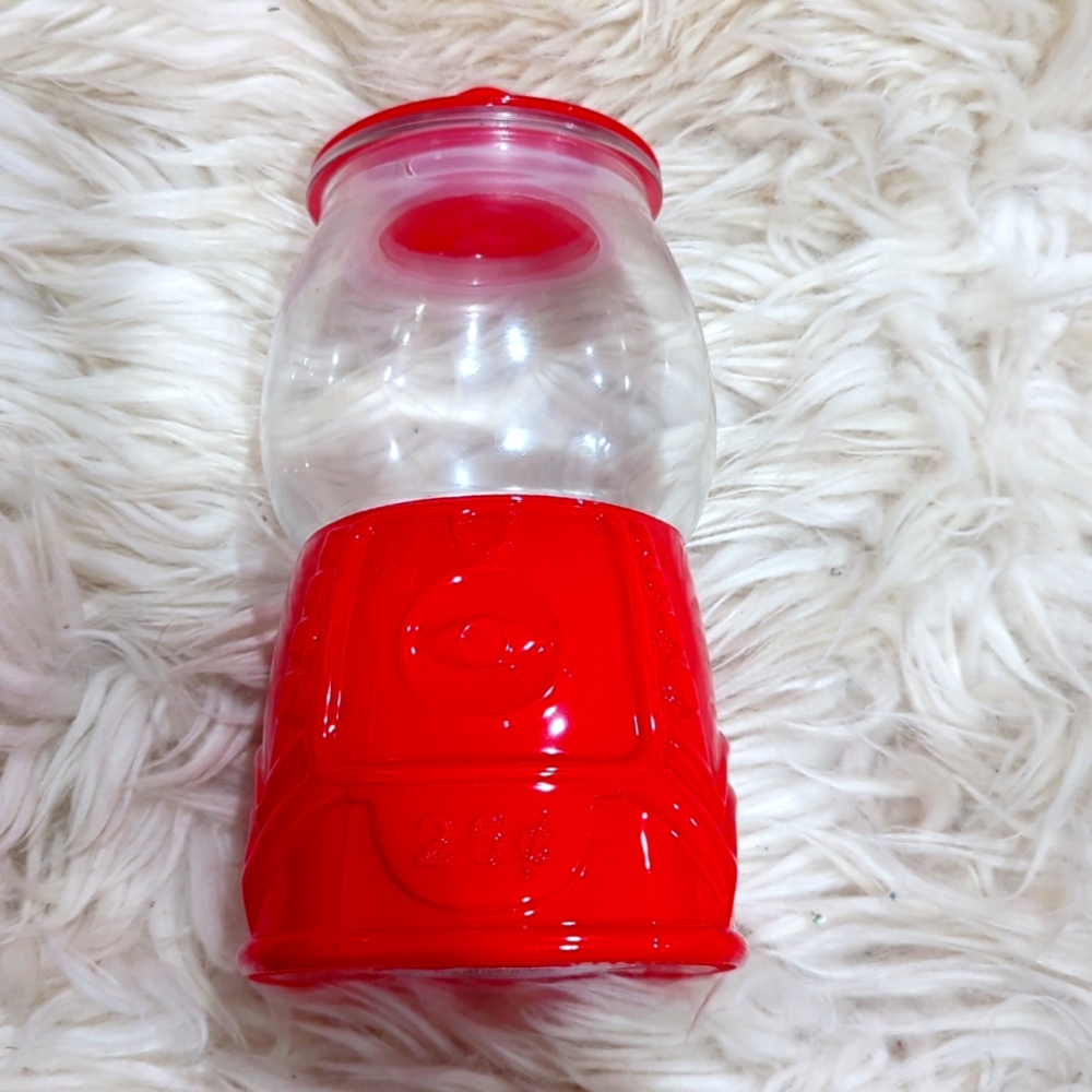 Glass gumball container